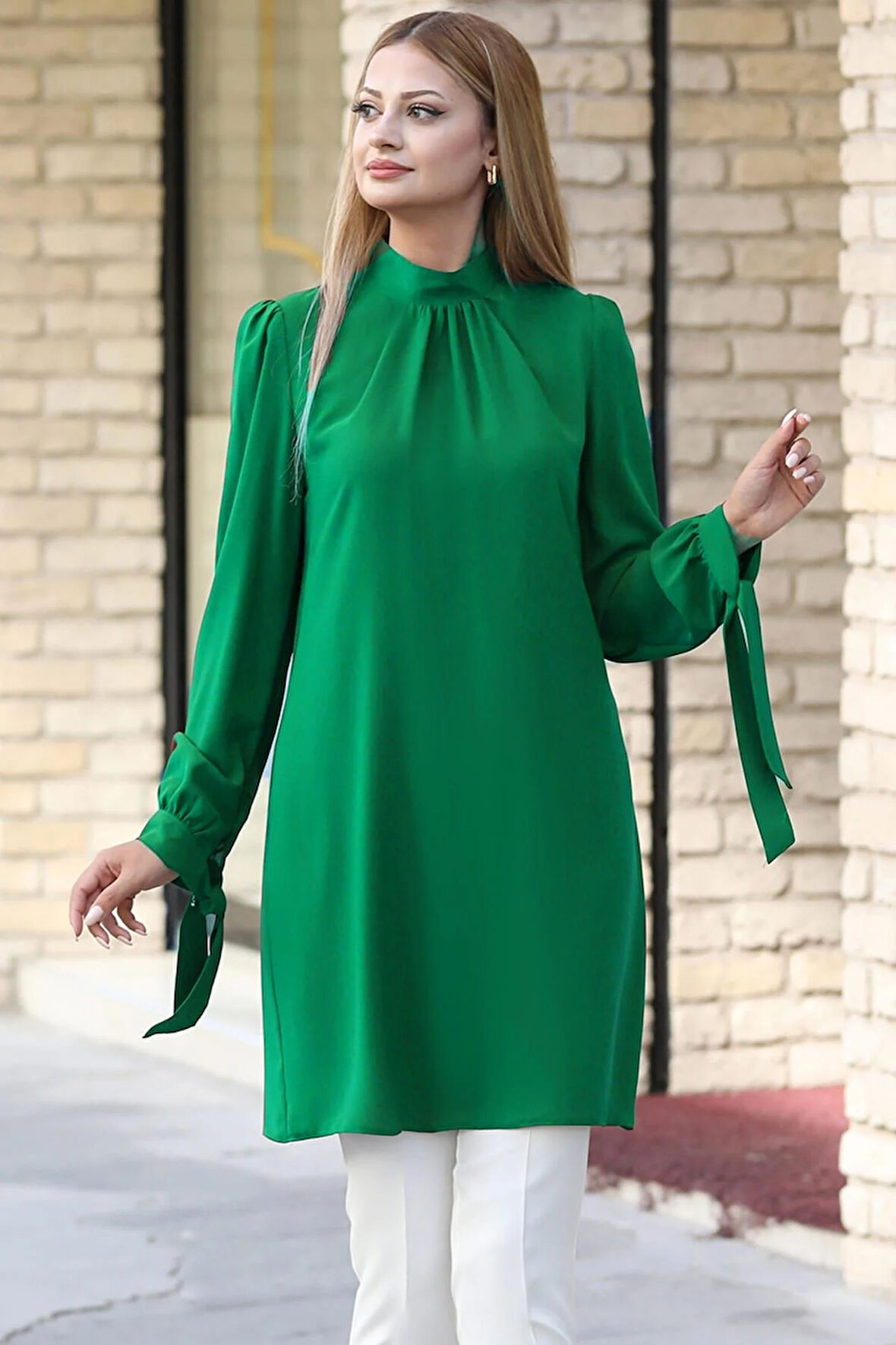 Esila Tesettür Tunik Zümrüt