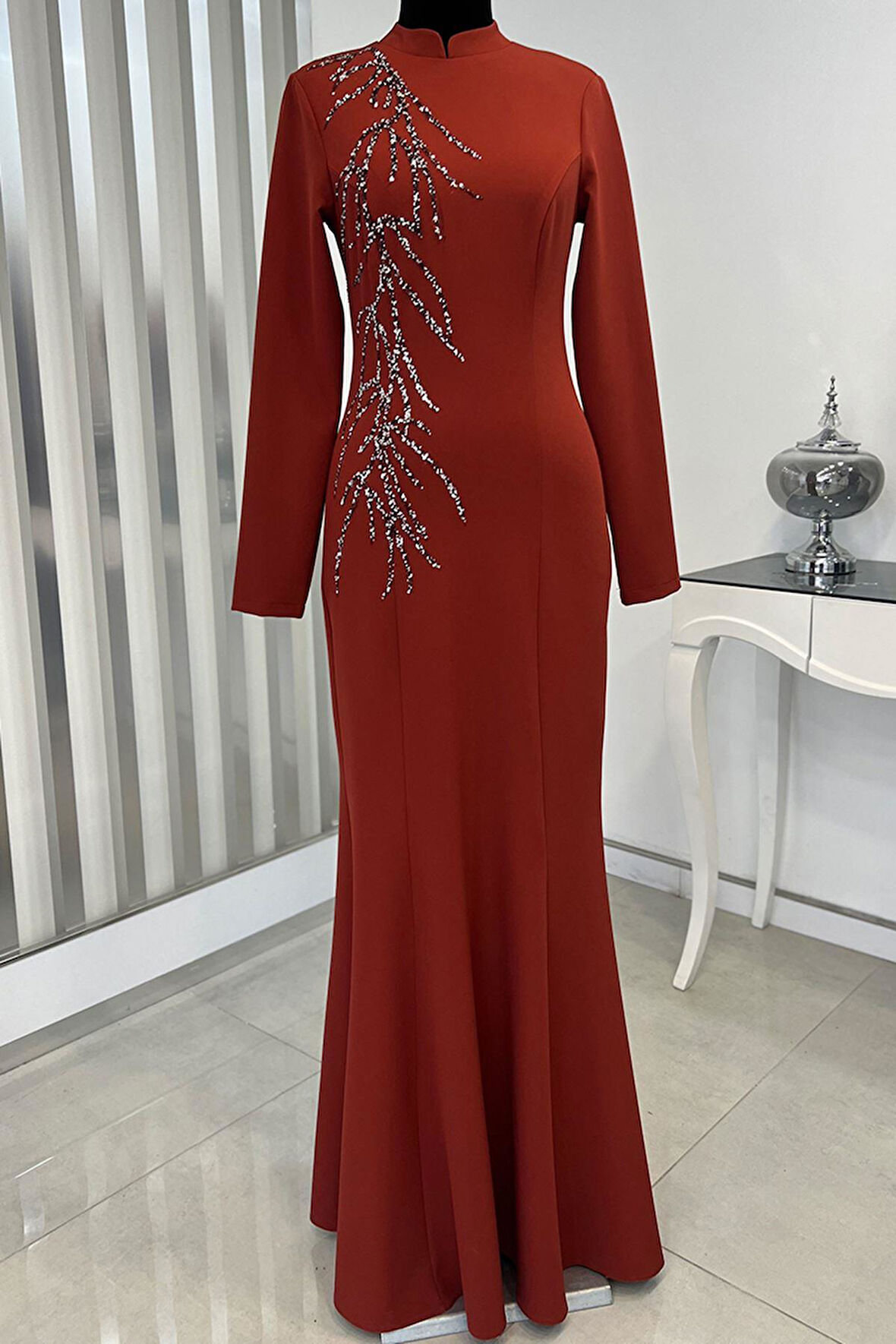 Bahar Tesettür Abiye Kiremit