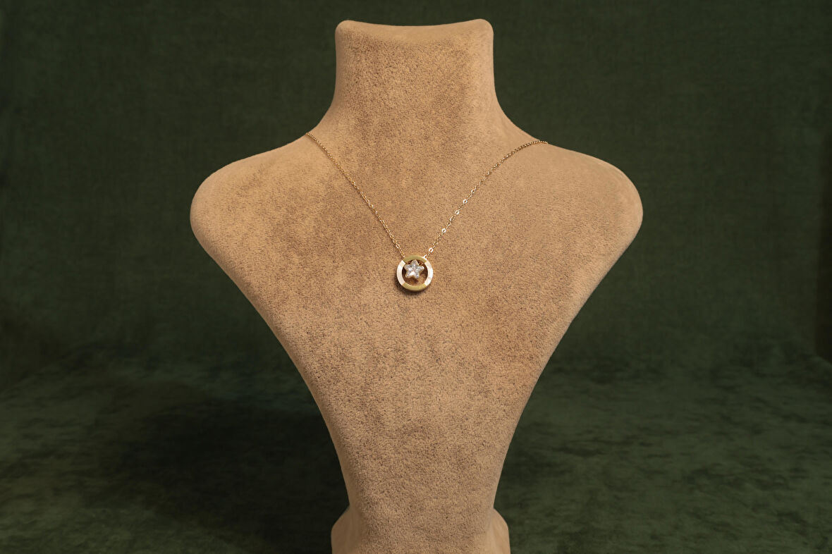 Yıldız Enerjisi Çelik Kolye