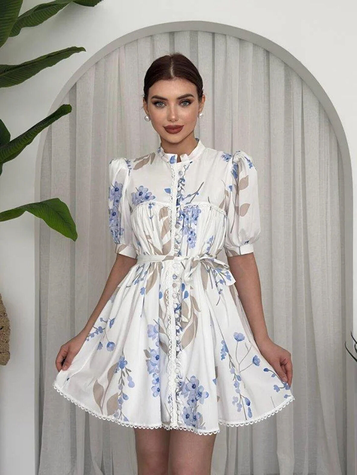 Yen Kuşaklı Elbise