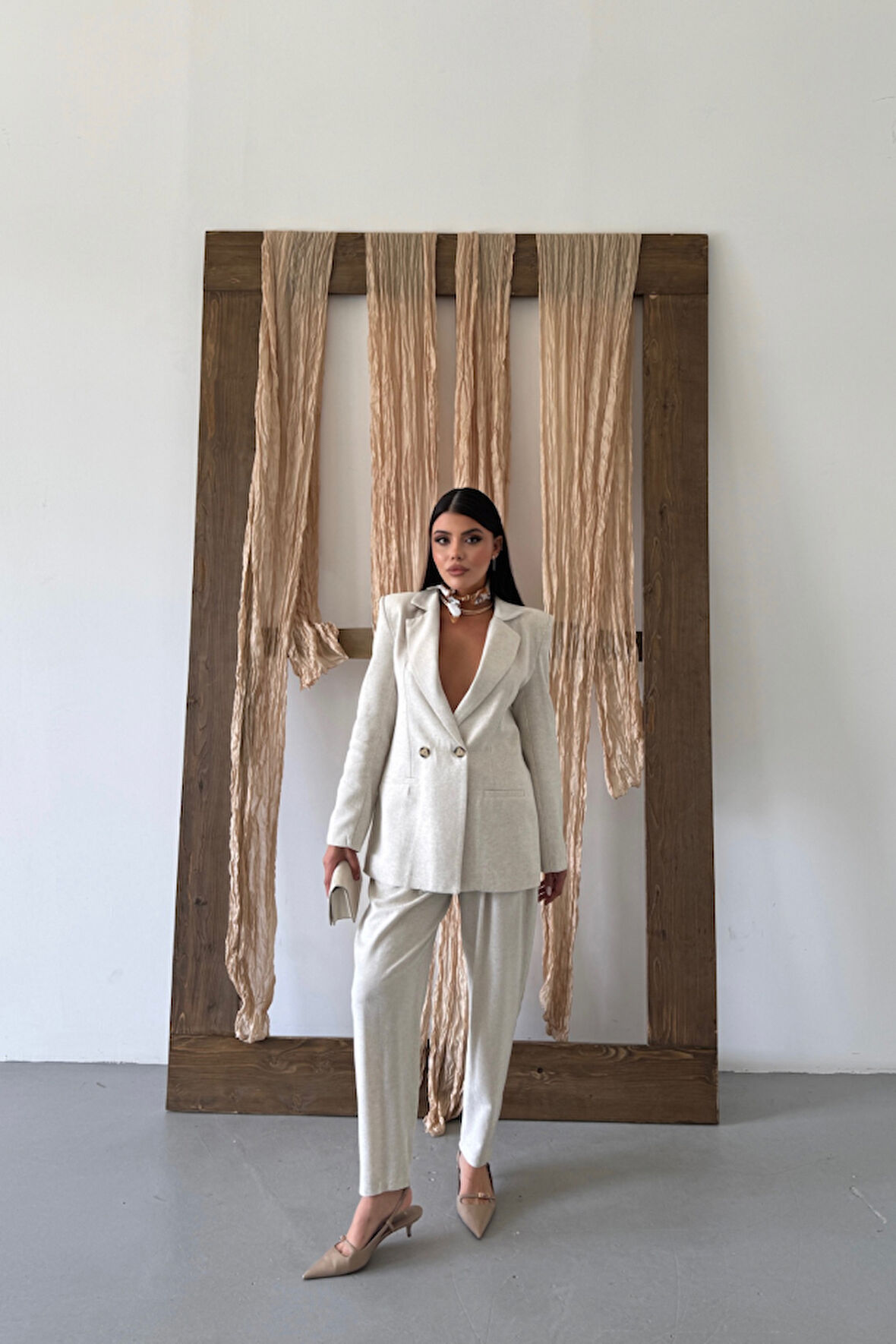 KETEN CEKET - PANTOLON TAKIM - Ham