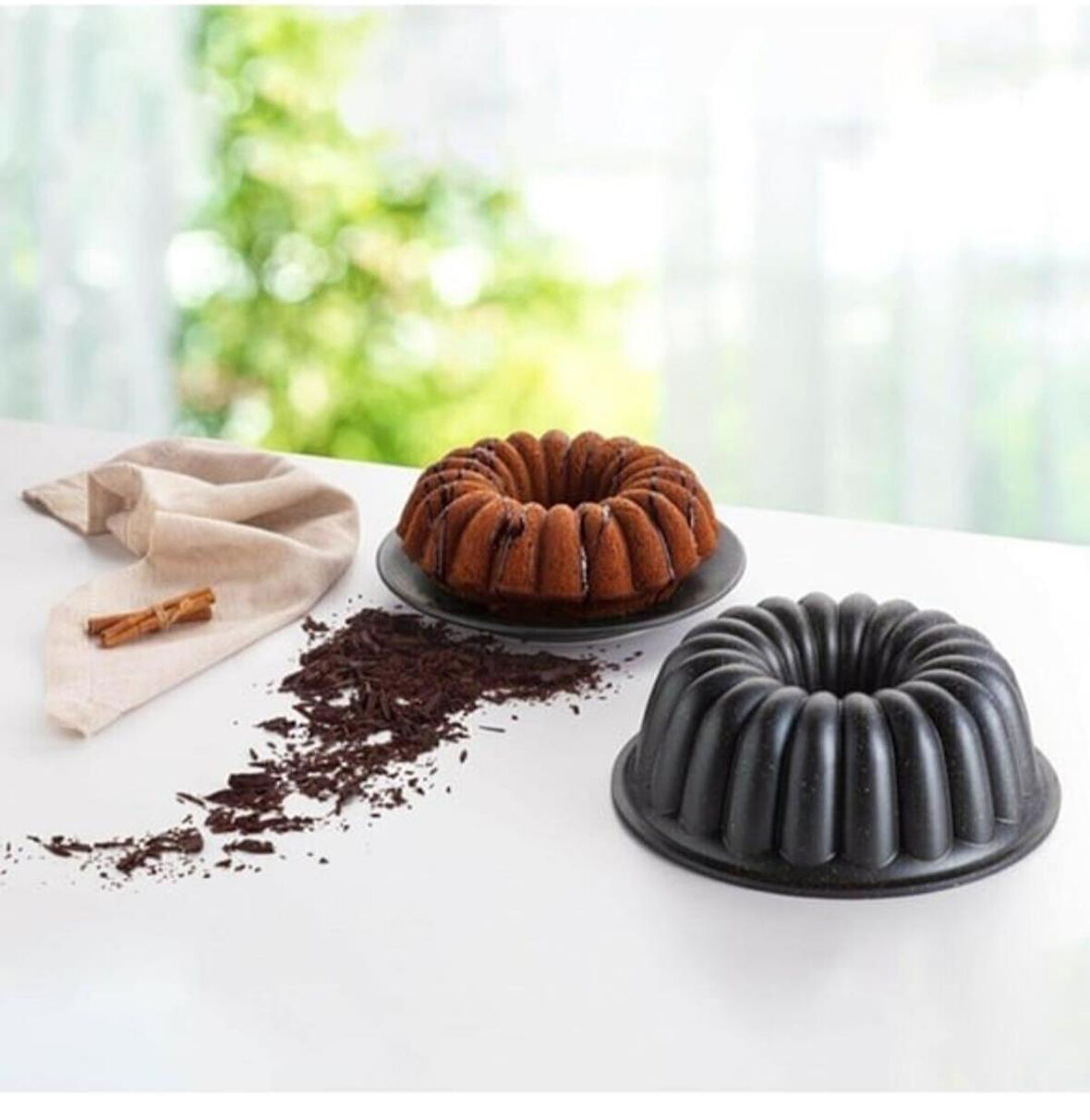 dilimli kek kalibı 26 cm yapışmaz kek kalıbı granit