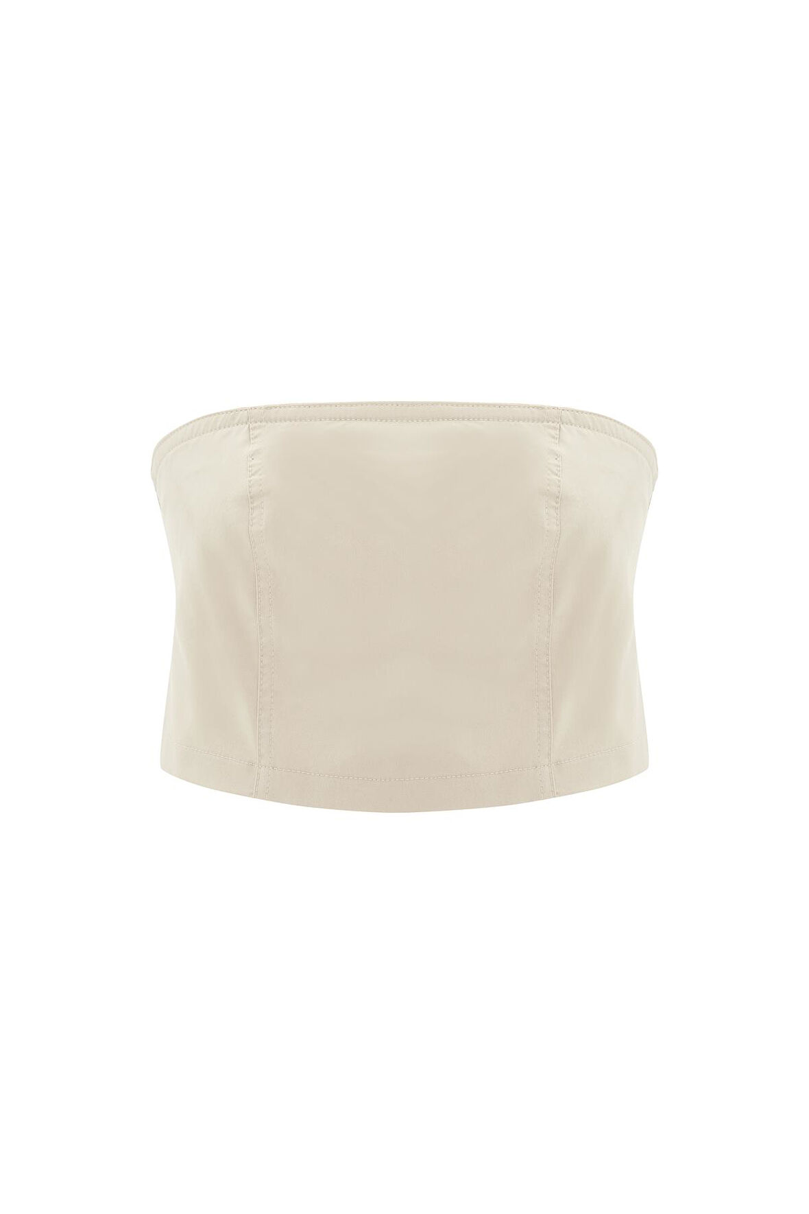 Daily Serisi Straplez Top Ekru