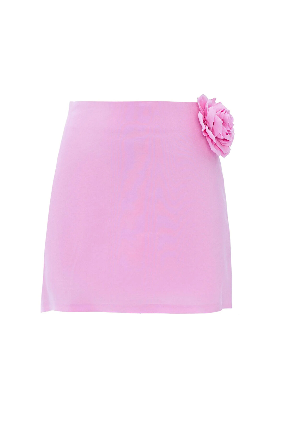 Nok Cupra Serisi Flower Mini Skirt Pembe