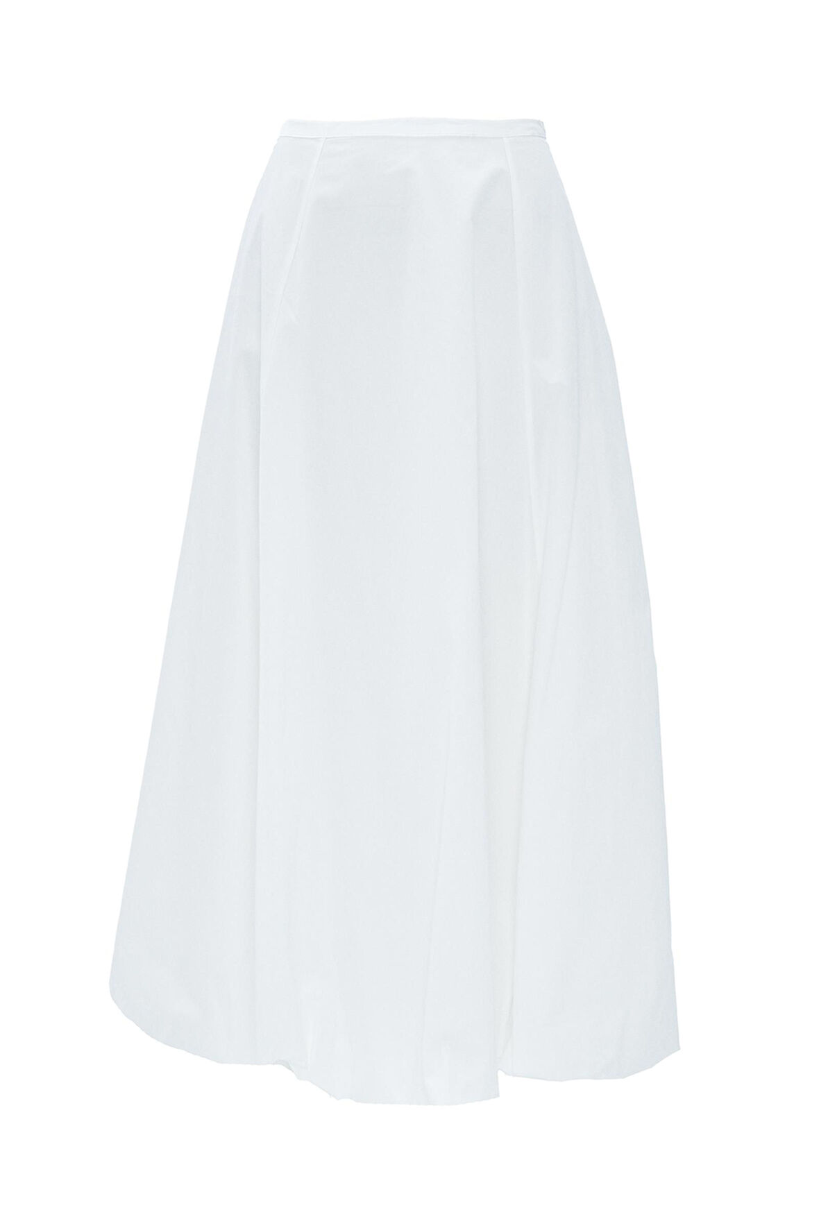 Sophisticated Elegance Balloon Skirt Beyaz