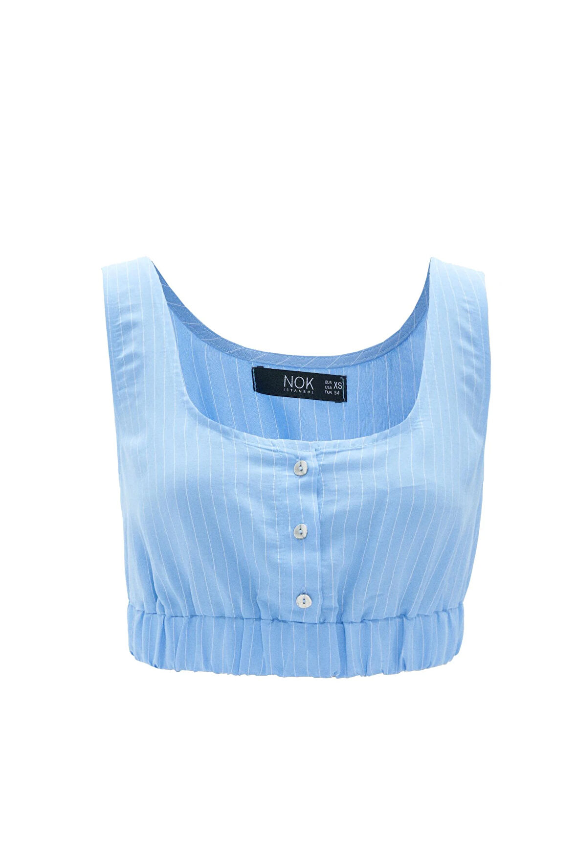 Nok Star Cupra Crop Top Mavi