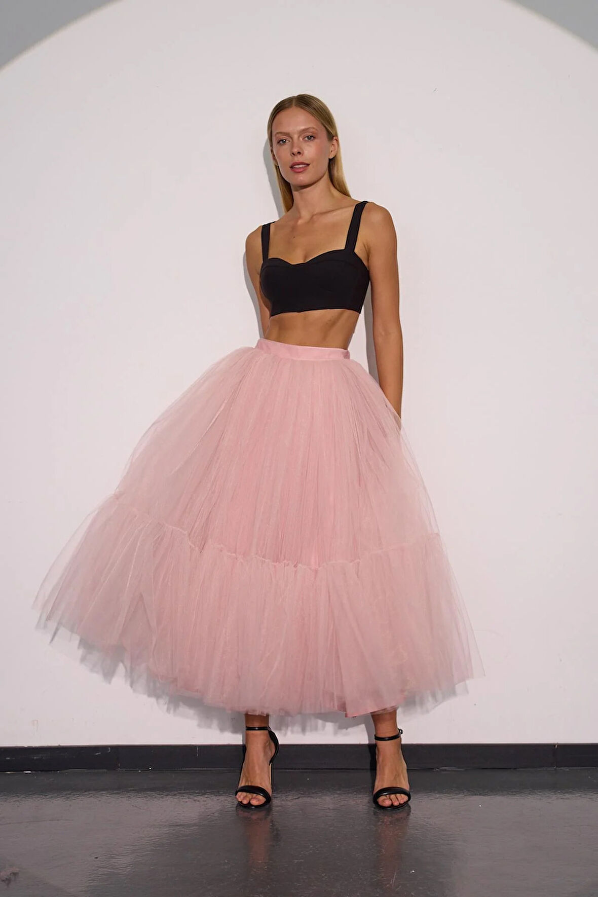 Princess Tütü Kabarık Tül Etek TOZ PEMBE