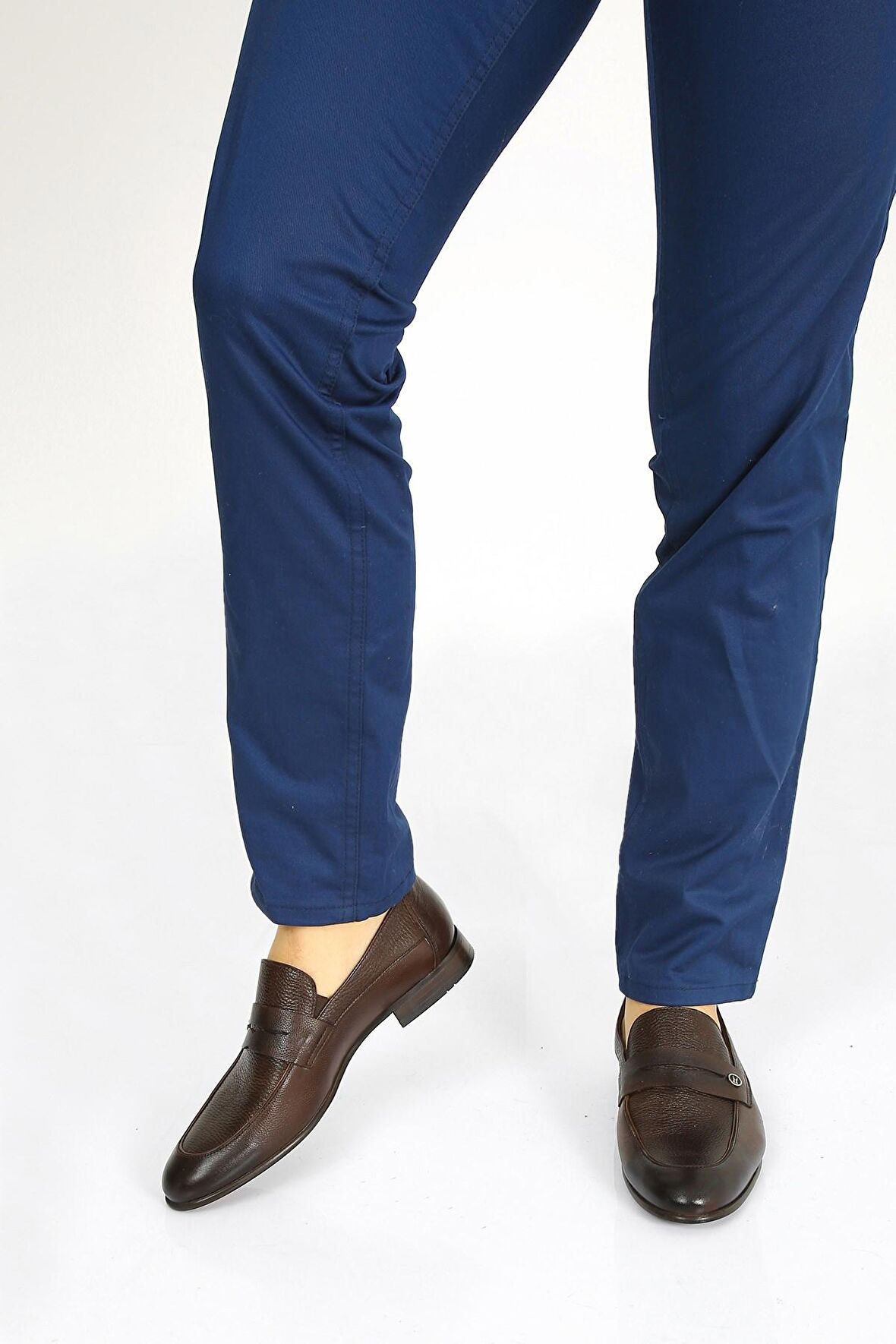 CASSİDOSHOES Deri Floter Kahve Klasik Ayakkabı 023-0247