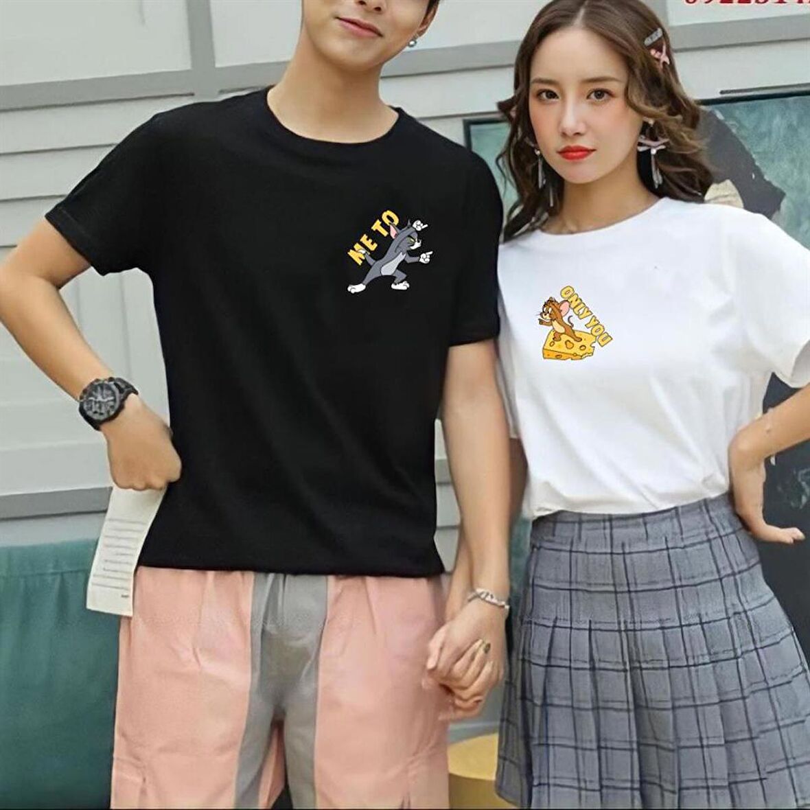 Çift Kombini Tom & Jerry 'Me To, Only You' T-Shirt