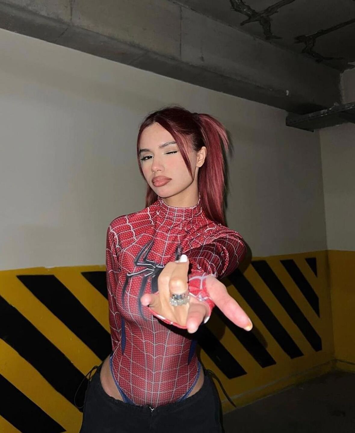 Red-Spider Çıtçıtlı Body