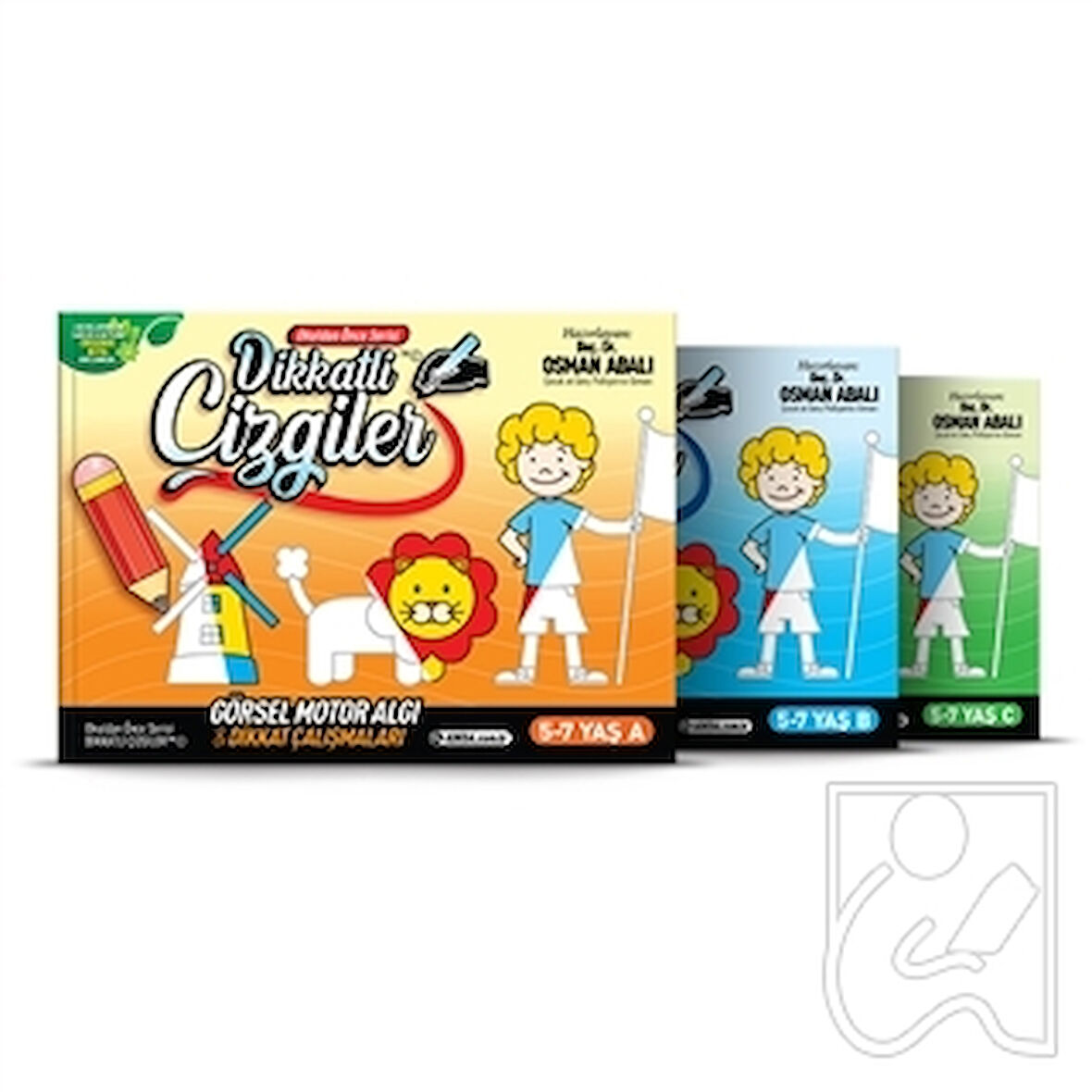 Dikkatli Çizgiler - Okuldan Önce Serisi (5-7 Yaş A-B-C)