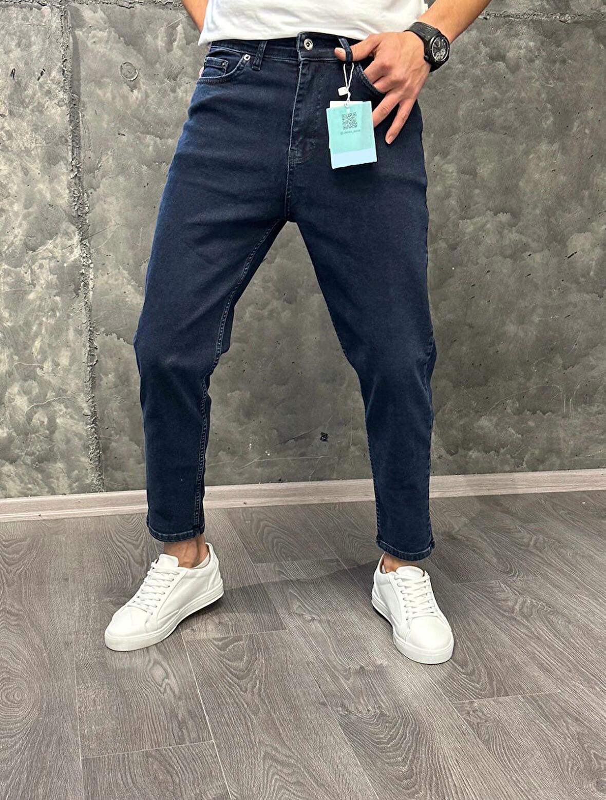 Theodore Yıkamalı Boyfriend Vintage Denim Erkek Kot Pantolon 