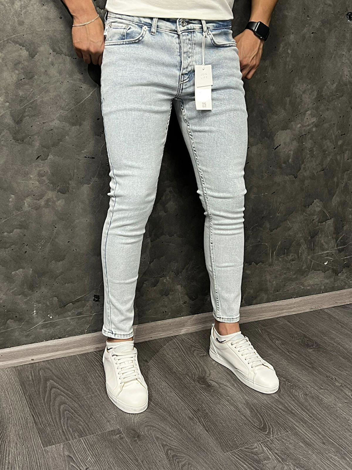 Andrew Erkek Trend Slim Fit Denim Jean Pantolon