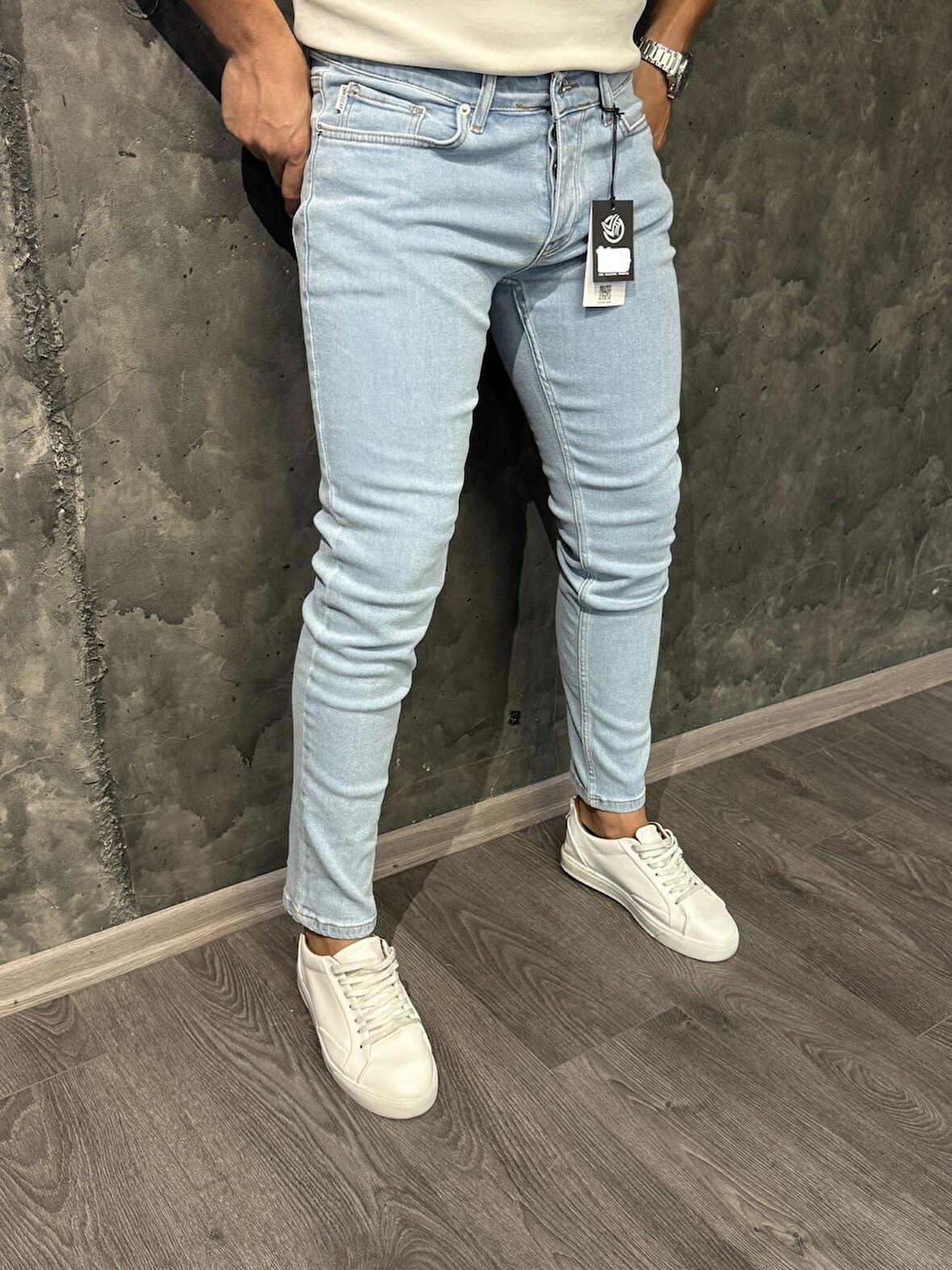 Andrew Erkek Trend Slim Fit Denim Jean Pantolon
