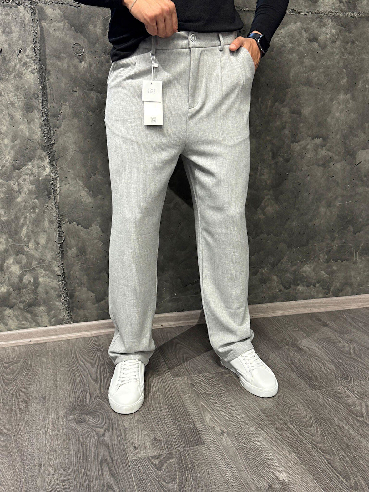 Oxford Fitil  Kumaş Baggy Erkek Pantolon