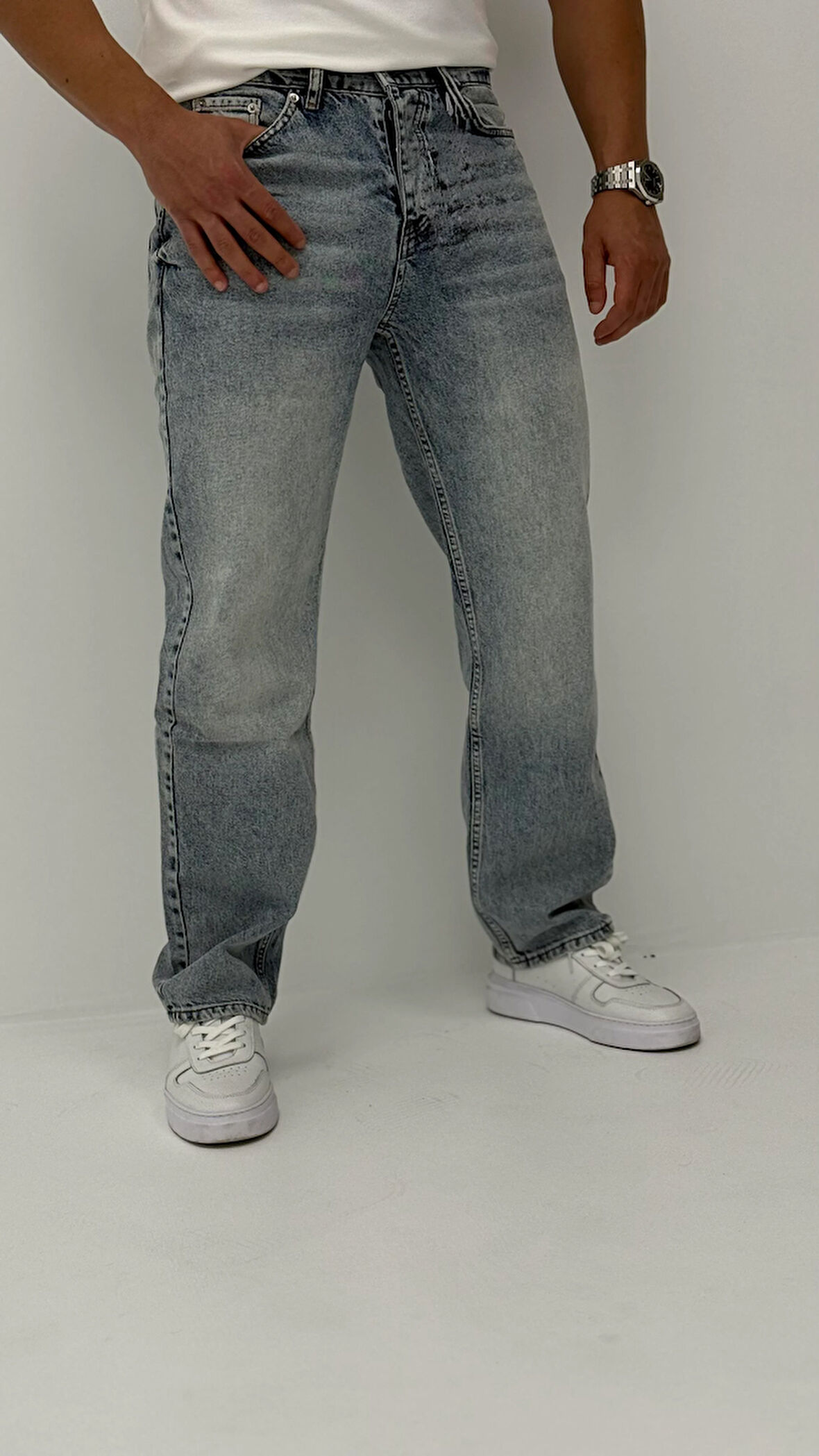 Ruby Baggy Denim Açık Mavi Erkek Jean Pantolon