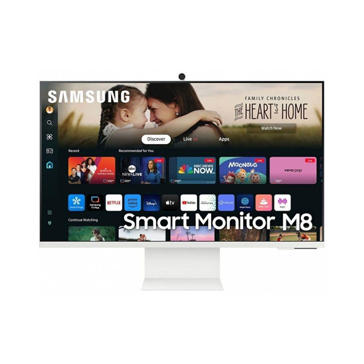 Samsung M8 32" 4 ms 4K Pivot 60 Hz LS32DM801UUXUF | Yenilenmiş Ürün