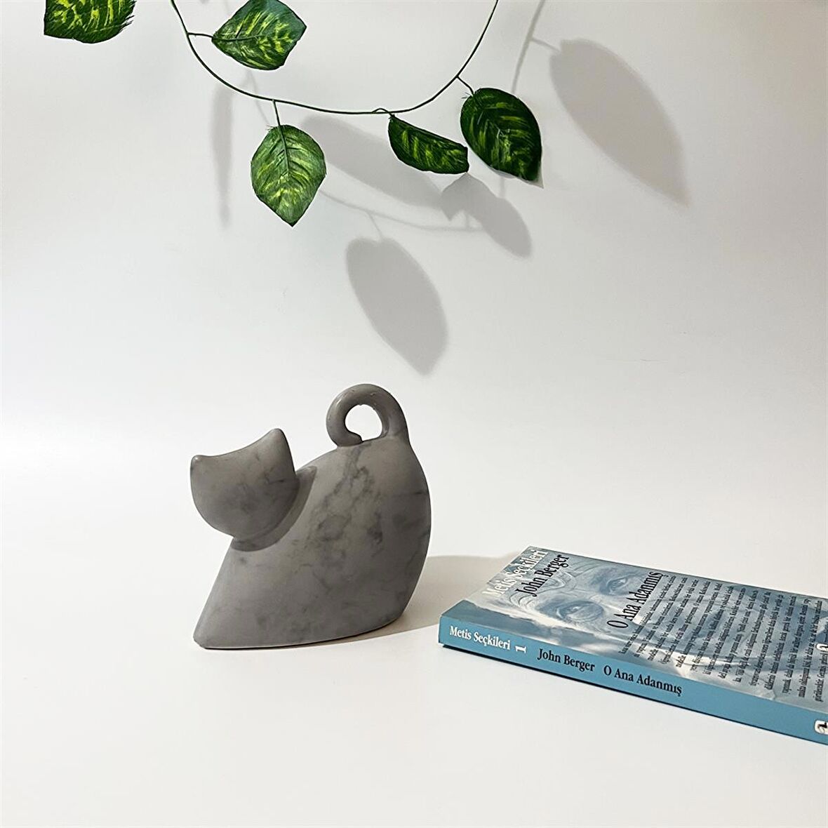 Beton Dekoratif Kedi Obje / Kapı Stopper