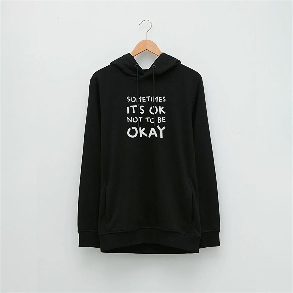 Motivasyon Yazılı Özel Tasarım Baskılı Hoodie A