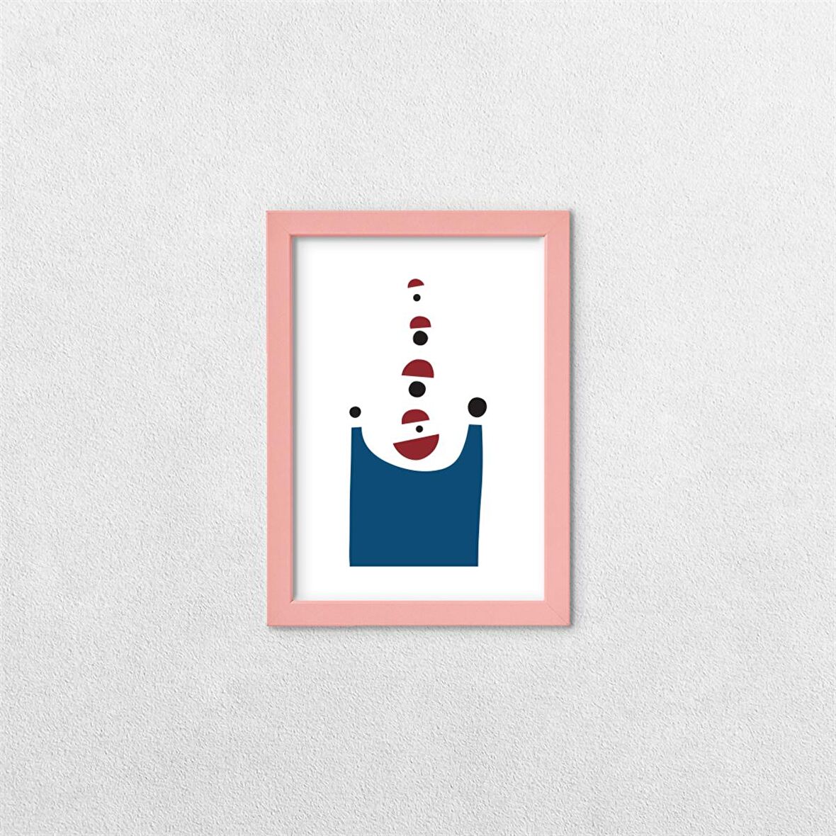Uzay Temalı Çerçeveli Tablo B 13x18 cm