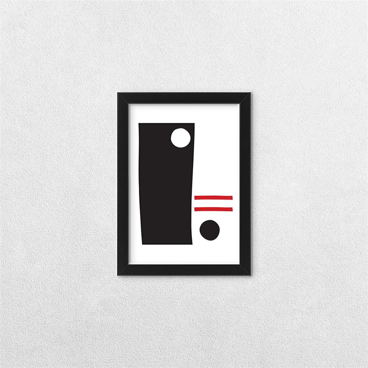 Denge Temalı Çerçeveli Tablo C 13x18 cm