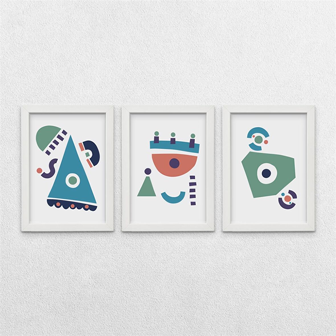 Festival Temalı 3'lü Çerçeveli Tablo Seti 30x40 cm