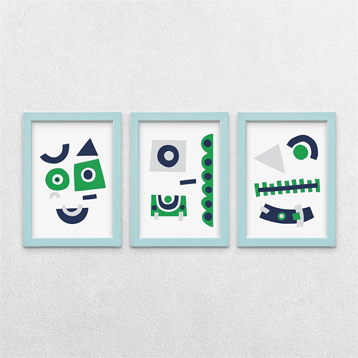 Karnaval Temalı 3'lü Çerçeveli Tablo Seti 21x30 cm