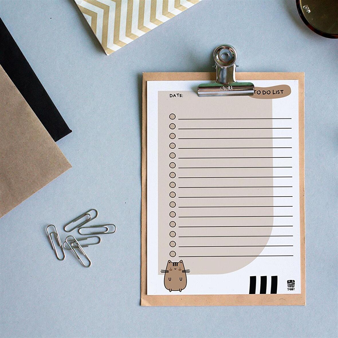 Sevimli Kedi To Do List Planlayıcı C