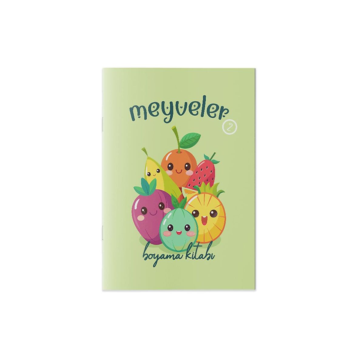 Çocuklar İçin Eğitici Boyama Kitabı Meyveler 2