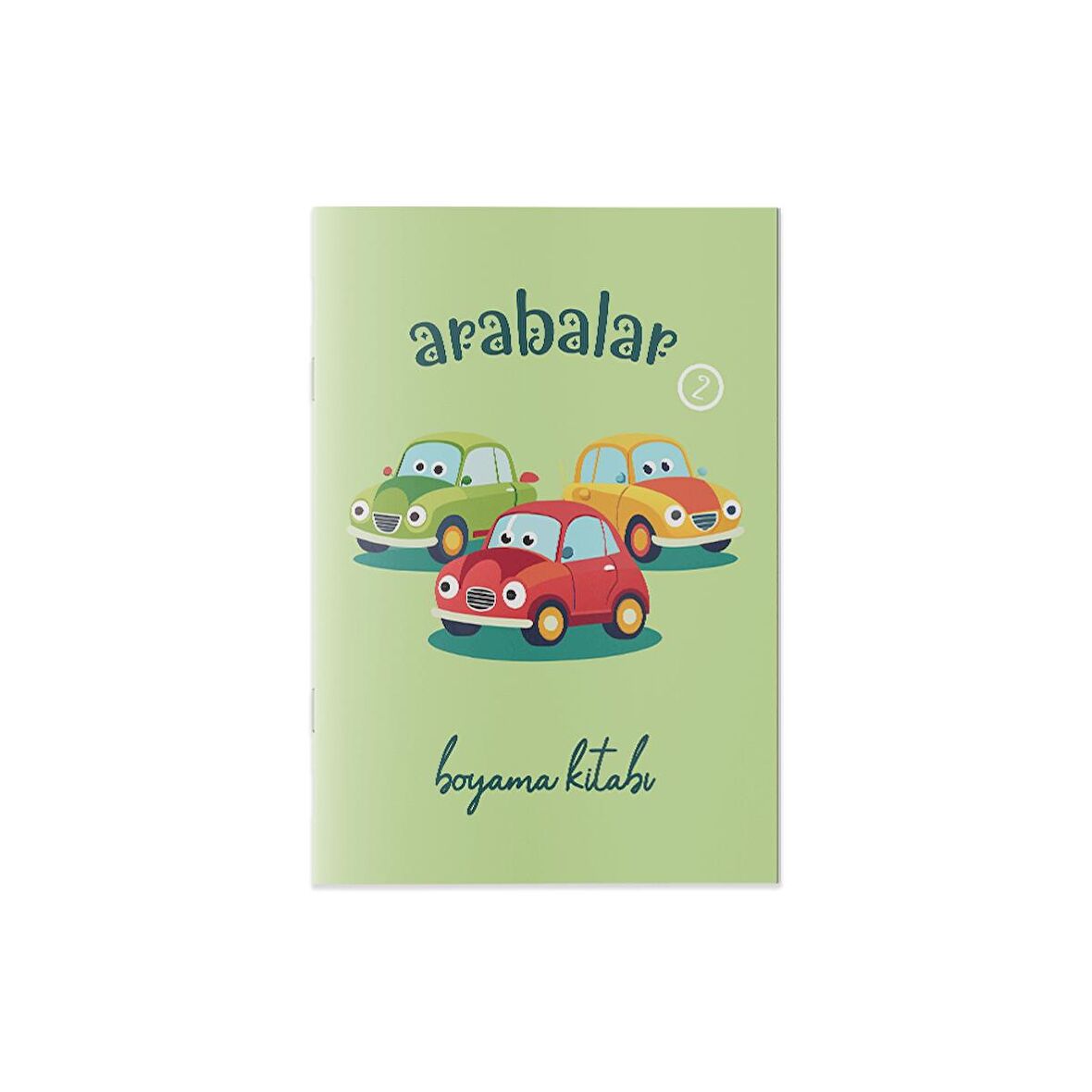 Çocuklar İçin Eğitici Boyama Kitabı Arabalar 2