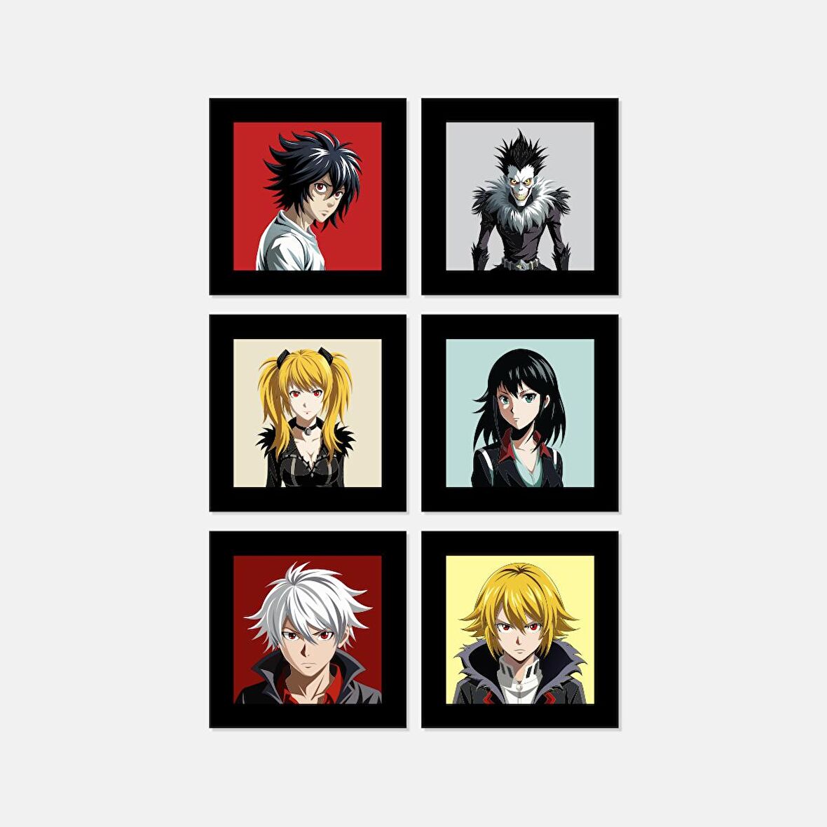 Death Note Anime Serisi Paspartu Magnet Set