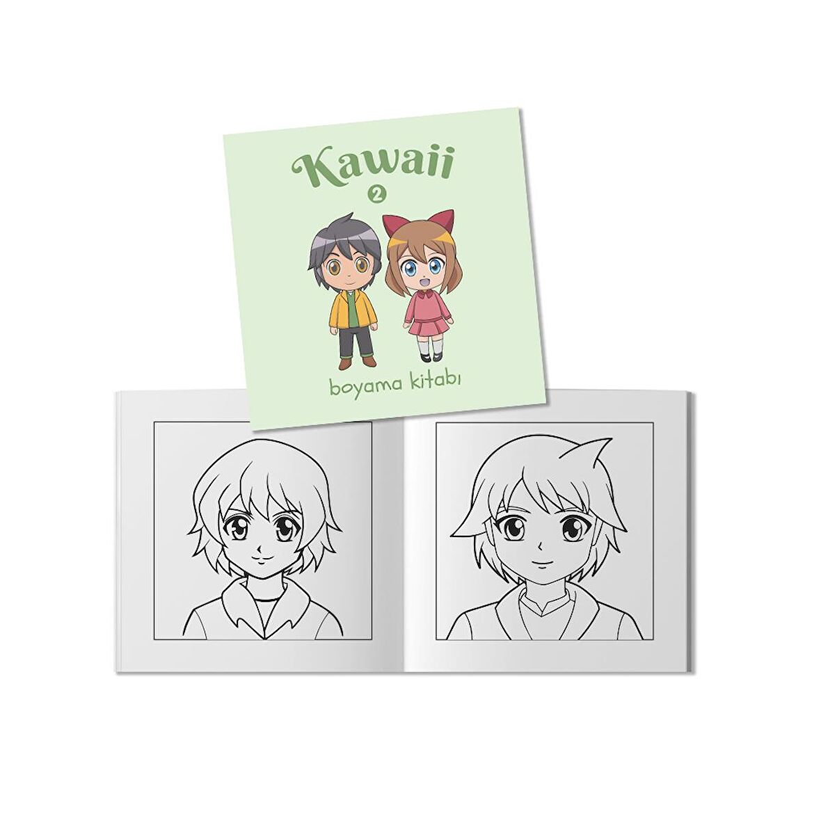 Kawaii Anime Serisi Boyama Kitabı 2