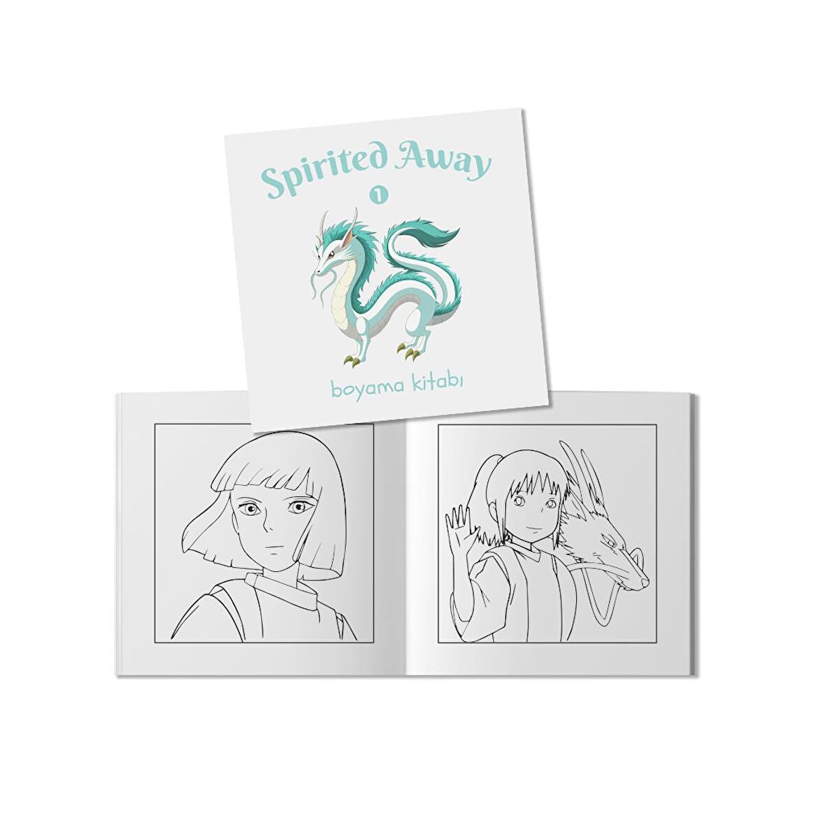 Spirited Away Anime Serisi Boyama Kitabı 1