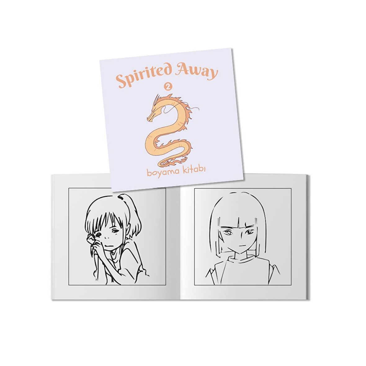 Spirited Away Anime Serisi Boyama Kitabı 2