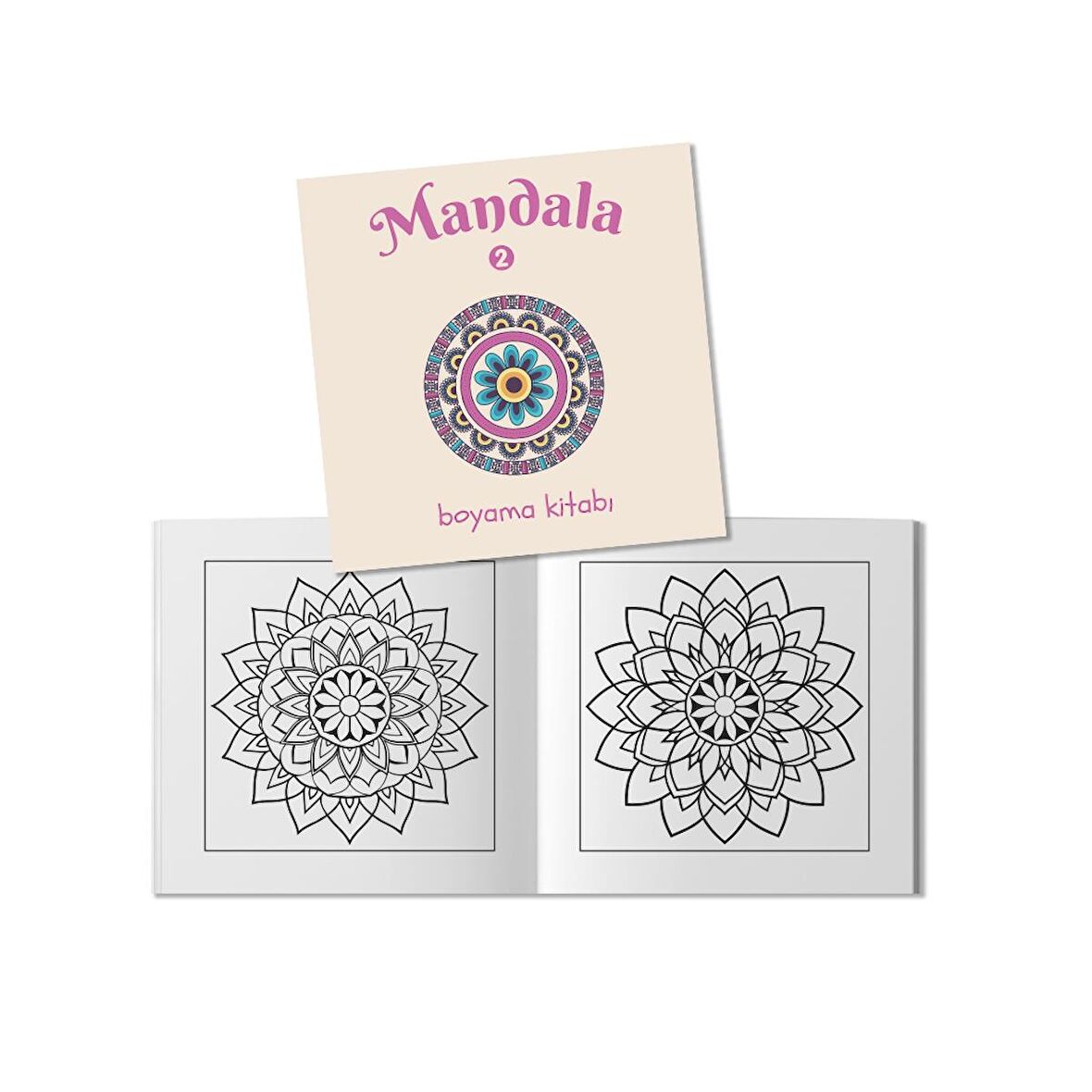 Mandala Serisi Boyama Kitabı 2