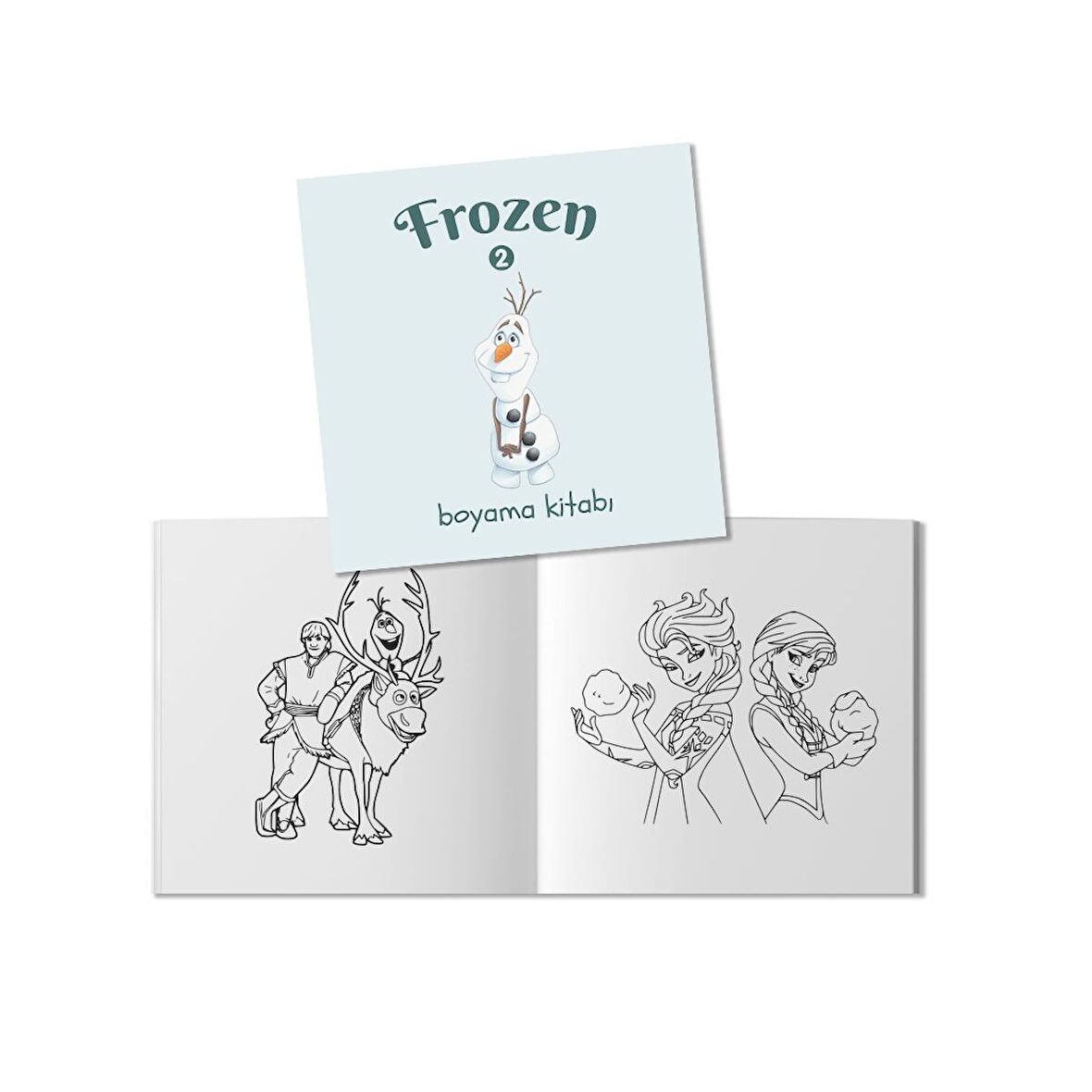 Frozen Anime Serisi Boyama Kitabı 2