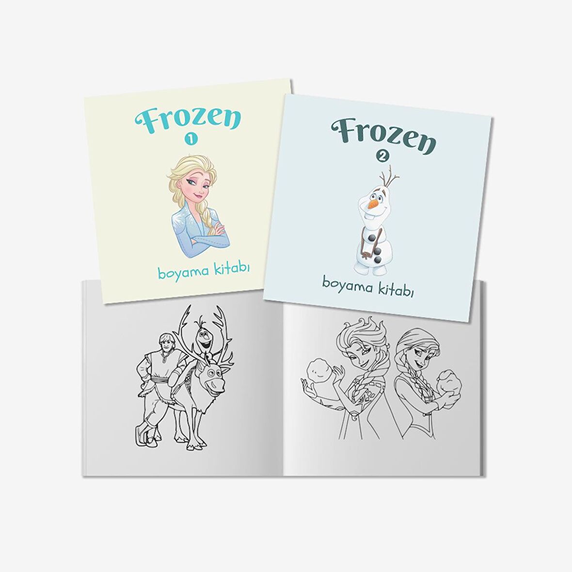 Frozen Anime Serisi Boyama Kitabı Set