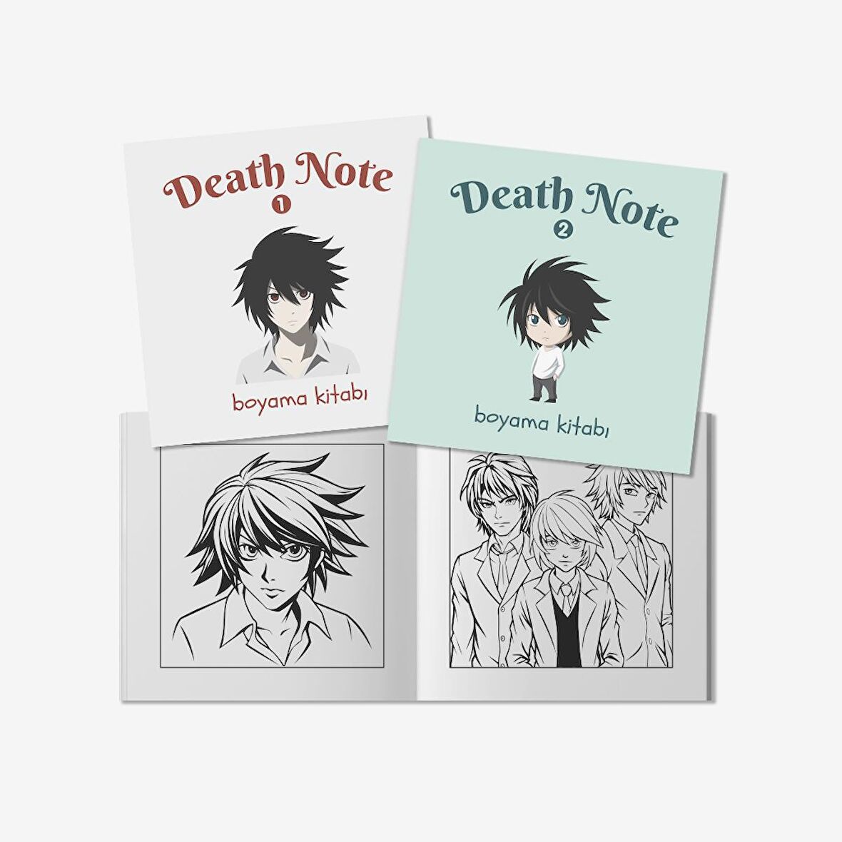Death Note Anime Serisi Boyama Kitabı Set
