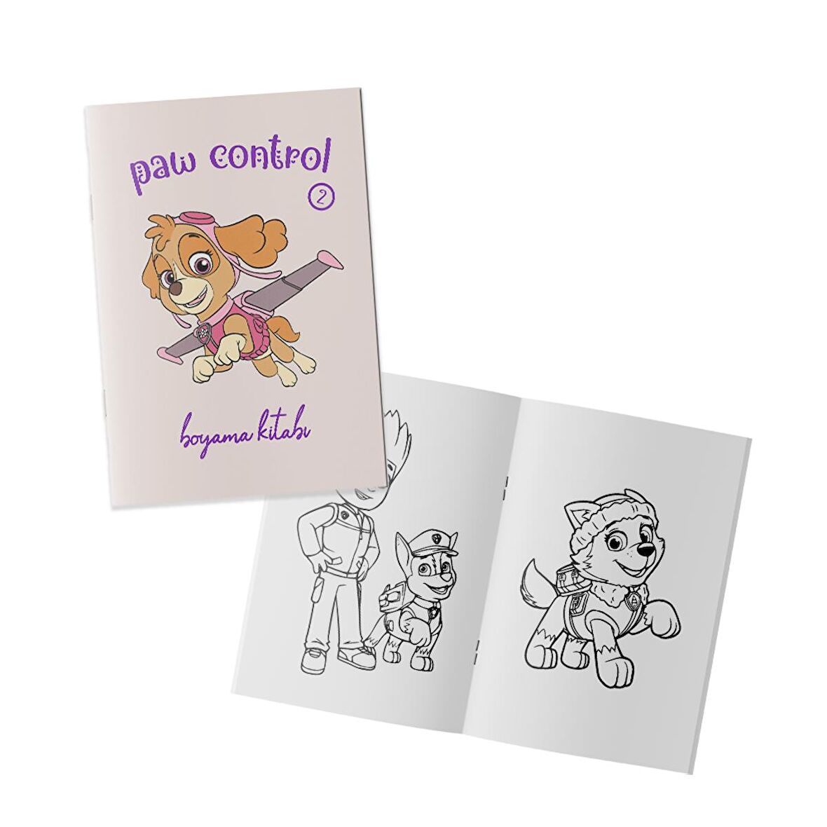 Çocuklar İçin Paw Control Boyama Kitabı 2