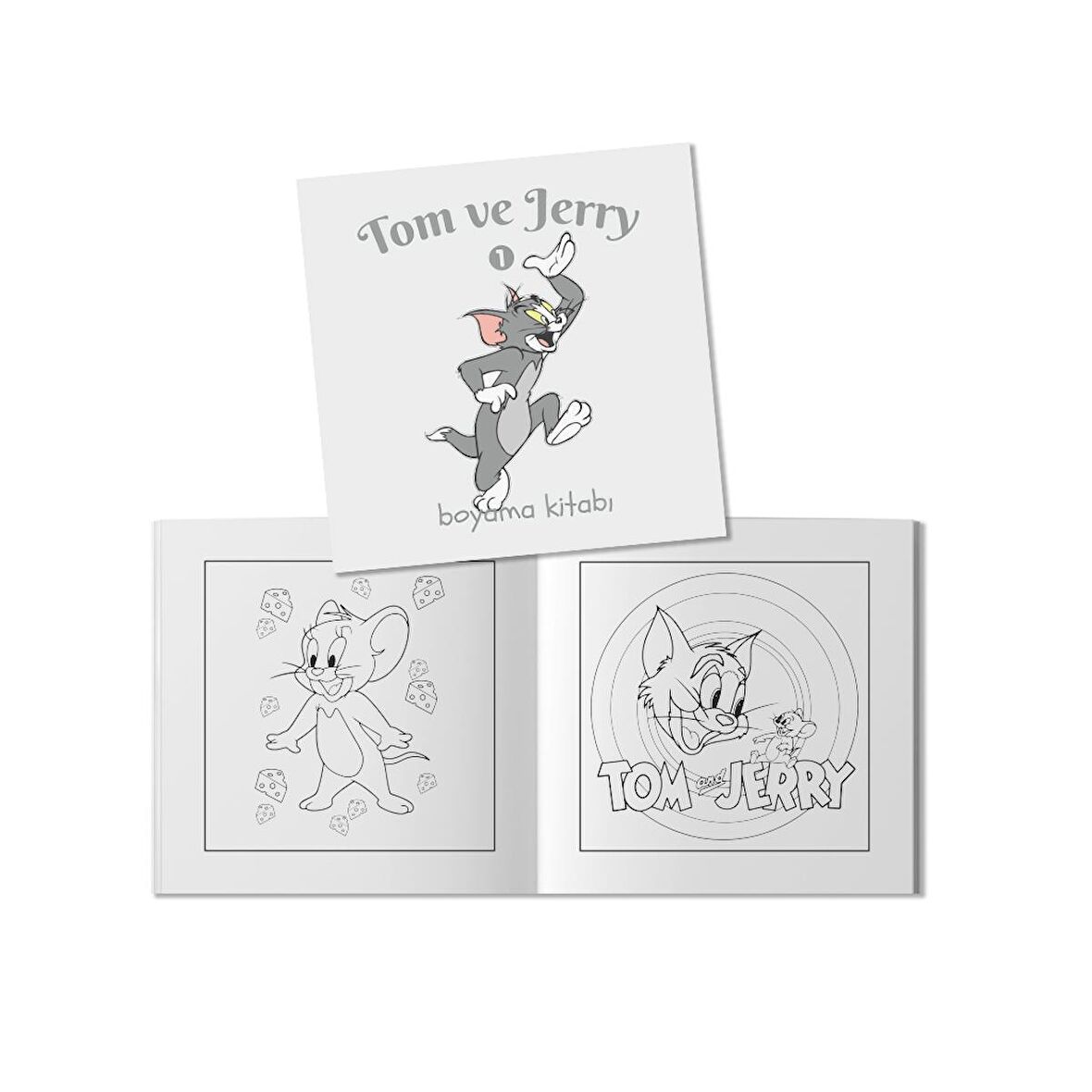 Tom and Jerry Anime Serisi Boyama Kitabı 1