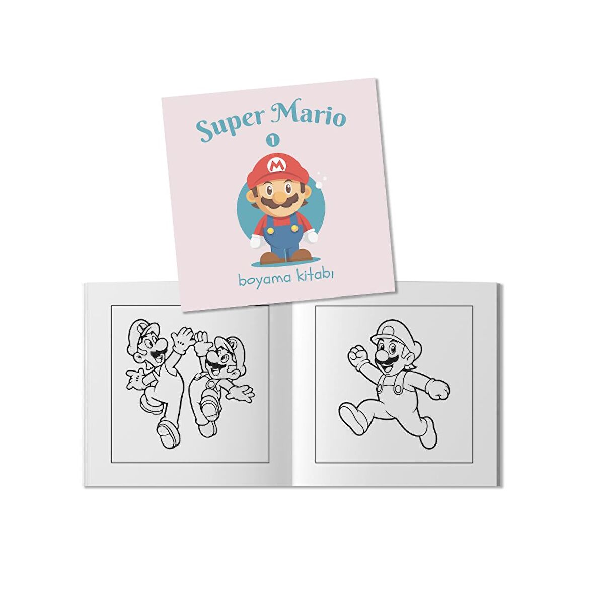 Super Mario Anime Serisi Boyama Kitabı 1
