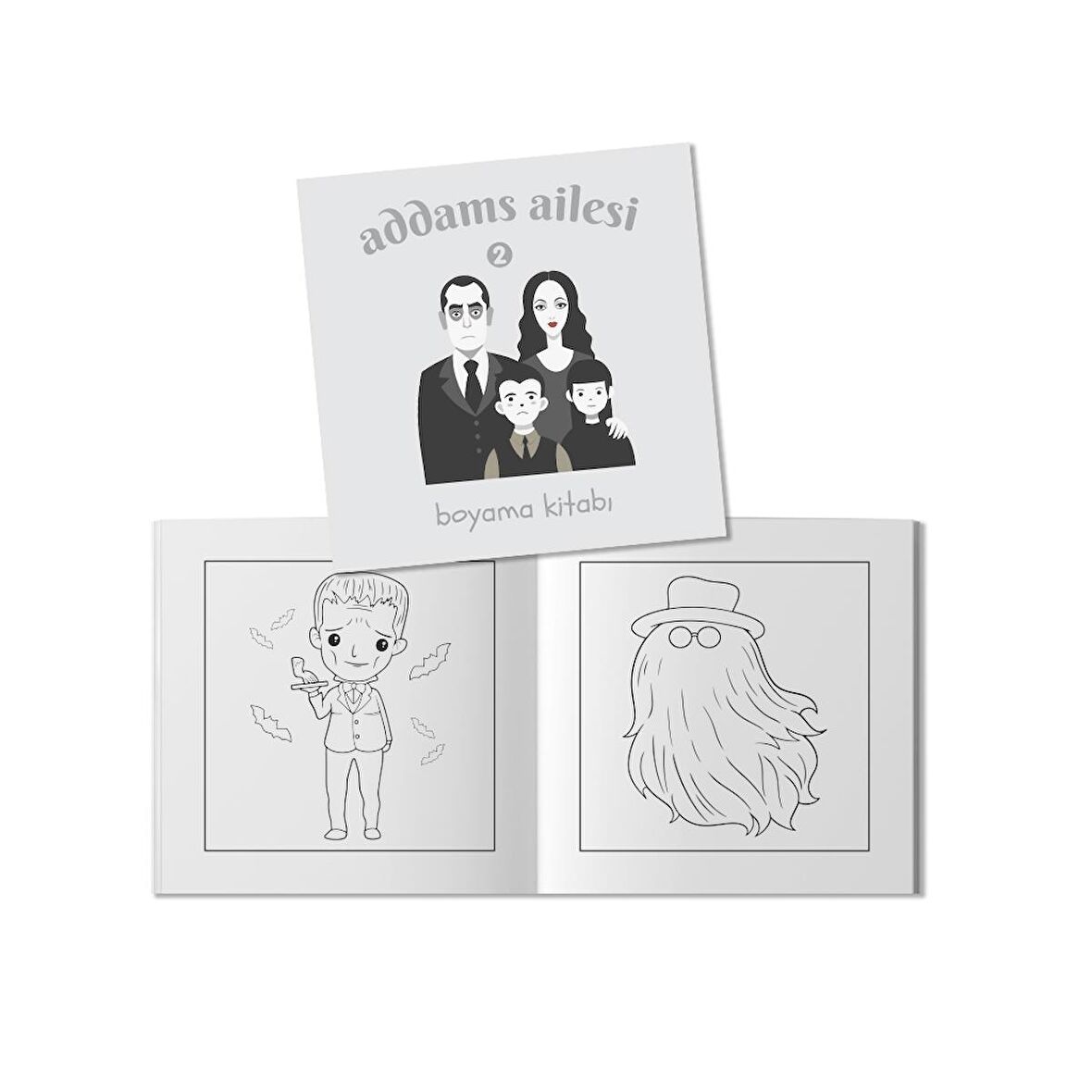 Addams Family Anime Serisi Boyama Kitabı 2