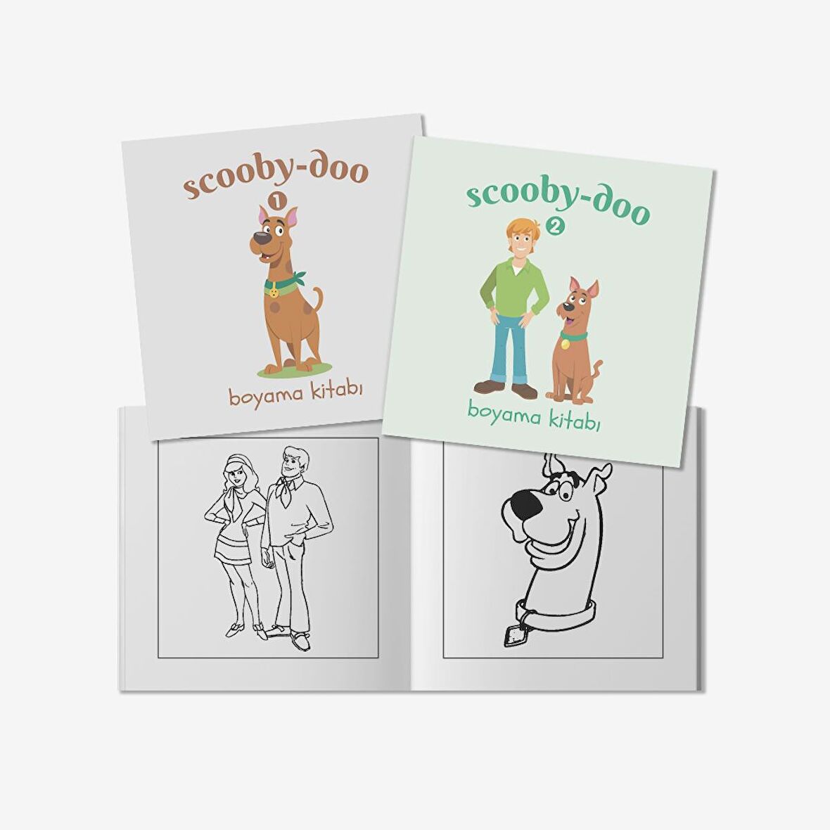 Scooby-Doo Anime Serisi Boyama Kitabı Set