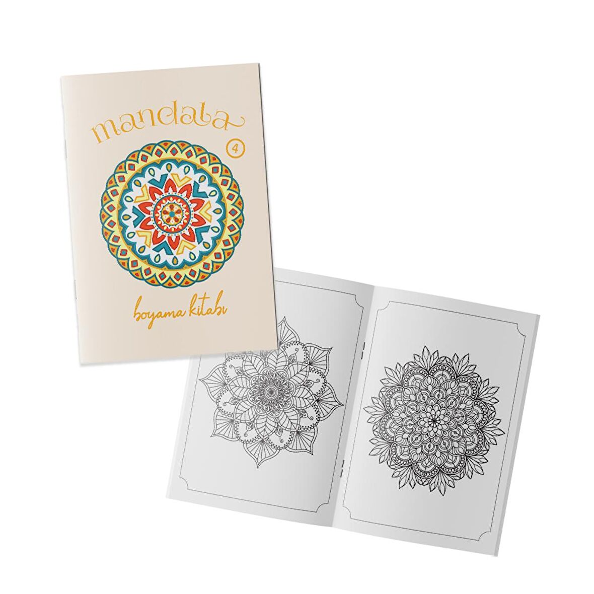 Yetişkinler İçin Mandala Boyama Kitabı 4