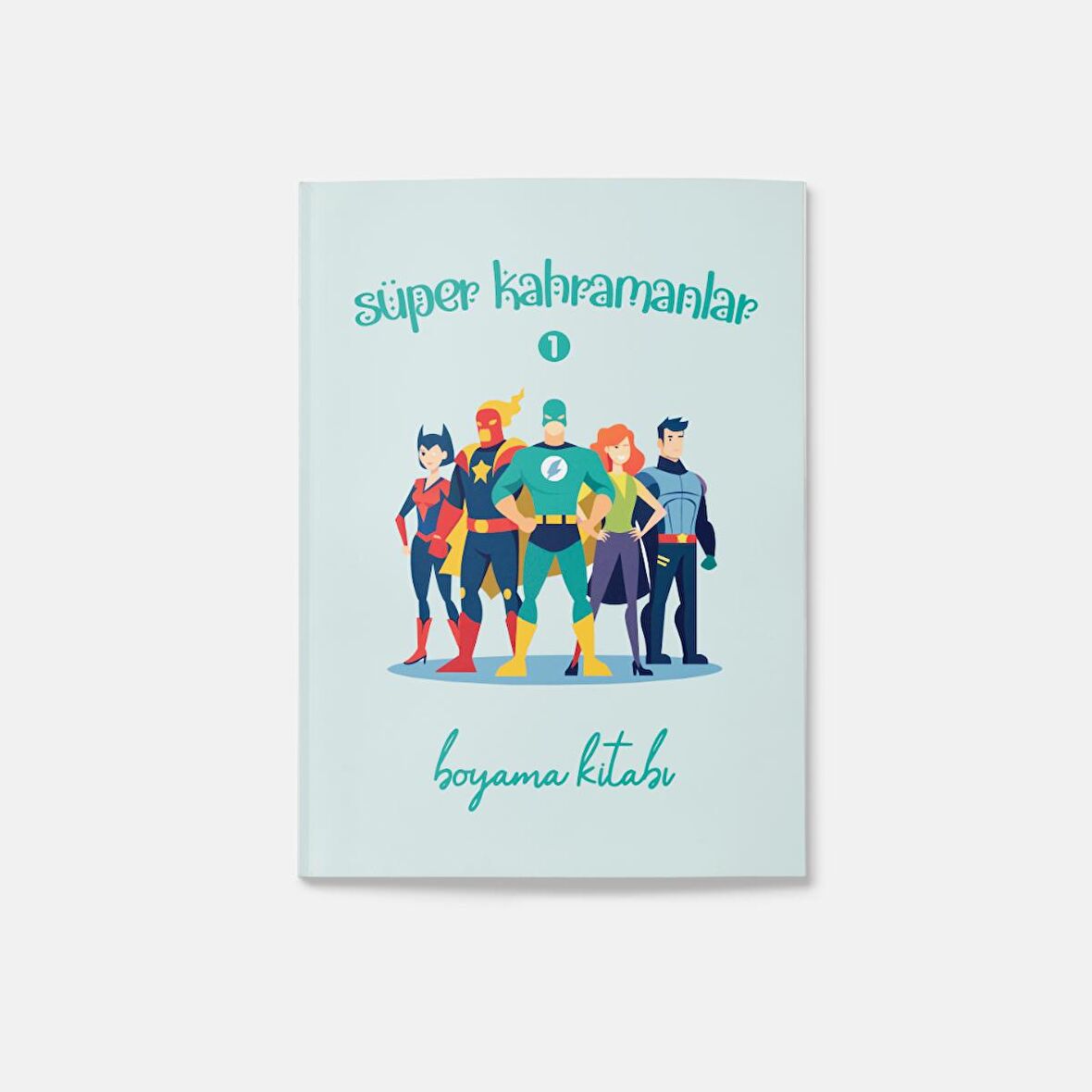 Süper Kahramanlar Boyama Kitabı 1