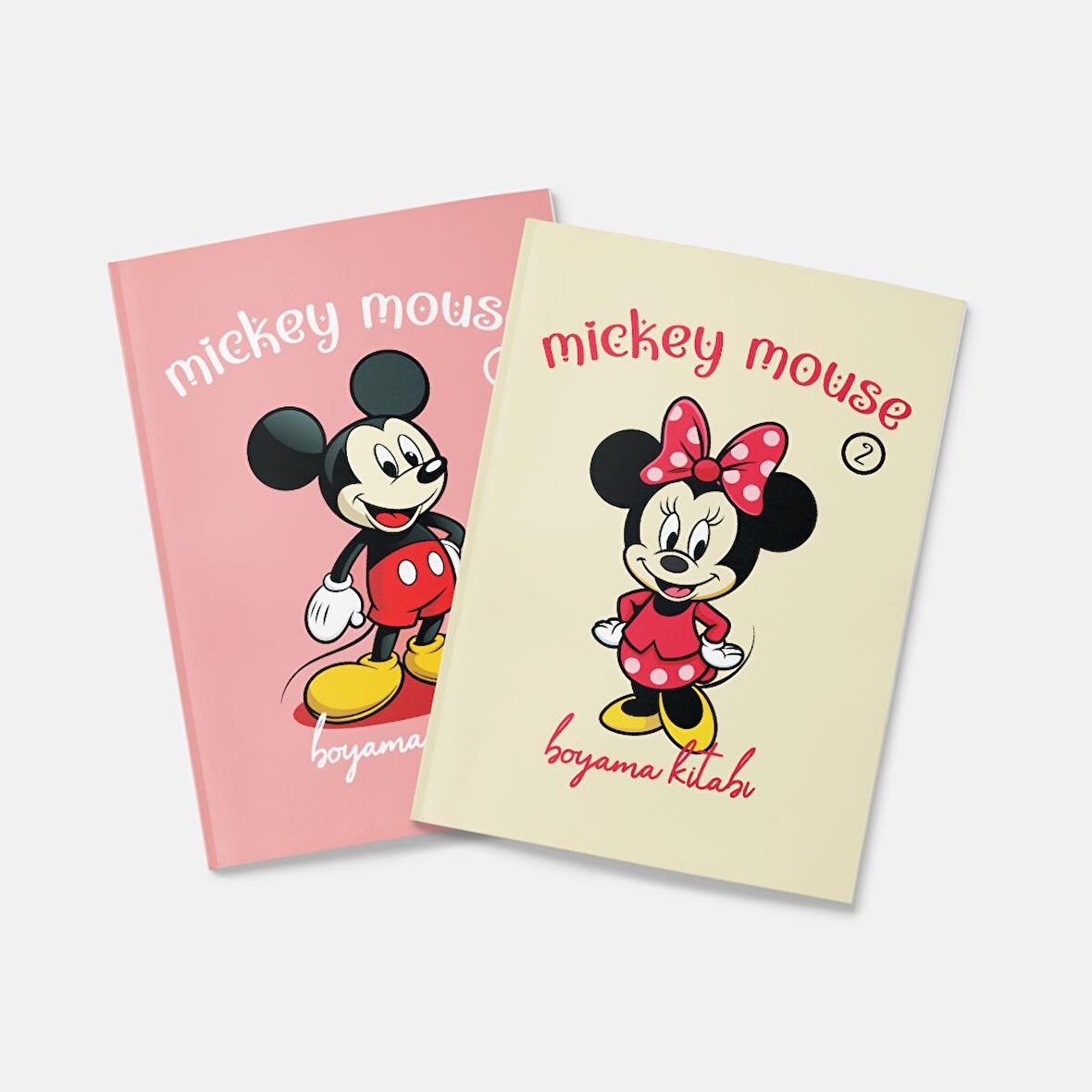 Mickey Mouse Boyama Kitabı 2'li Set