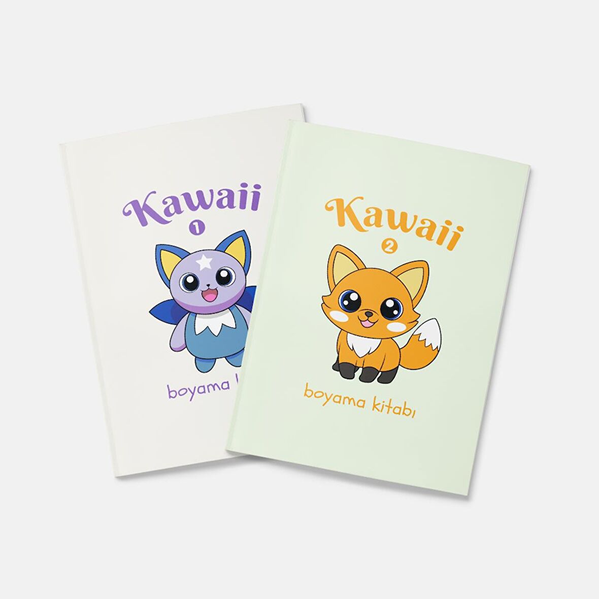 Kawaii Boyama Kitabı 2'li Set