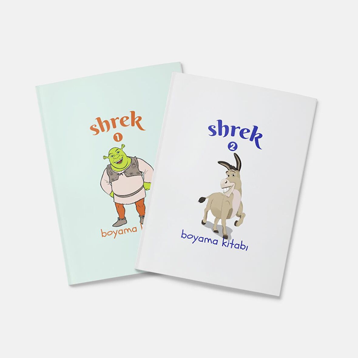 Shrek Boyama Kitabı 2'li Set