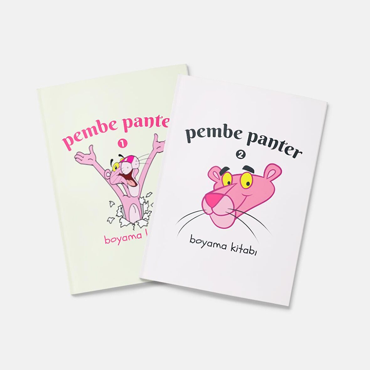 Pembe Panter Boyama Kitabı 2'li Set