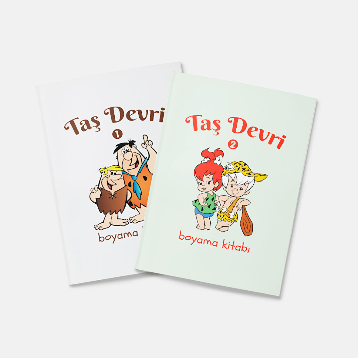 Taş Devri Boyama Kitabı 2'li Set